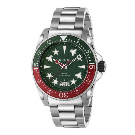 gucci red and green watch|ya136222.